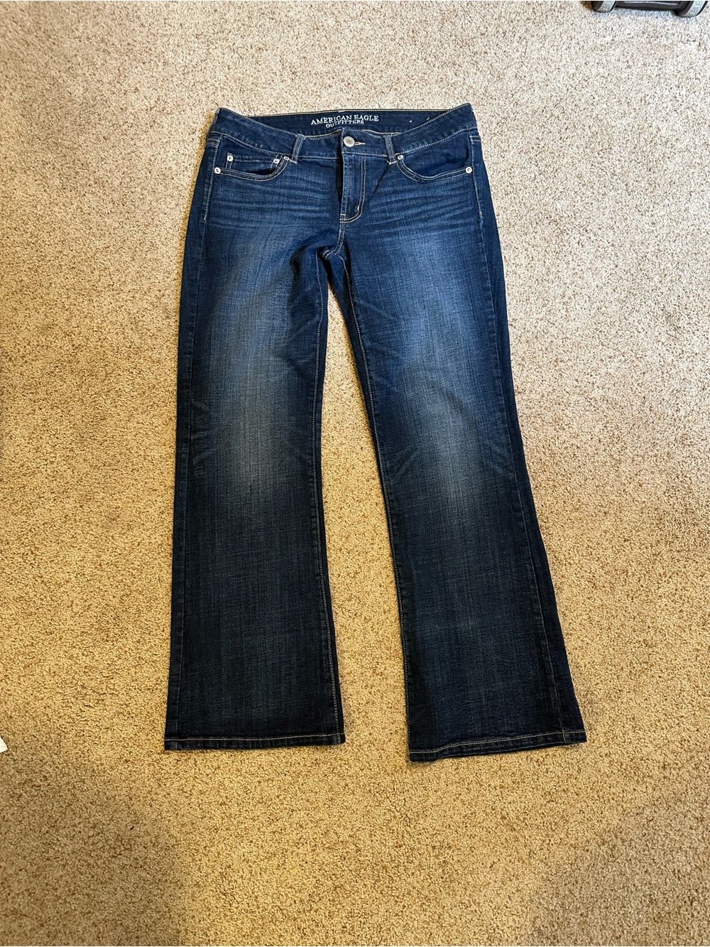 American Eagle Outfitters Women's Dark Indigo Bootcut Jeans